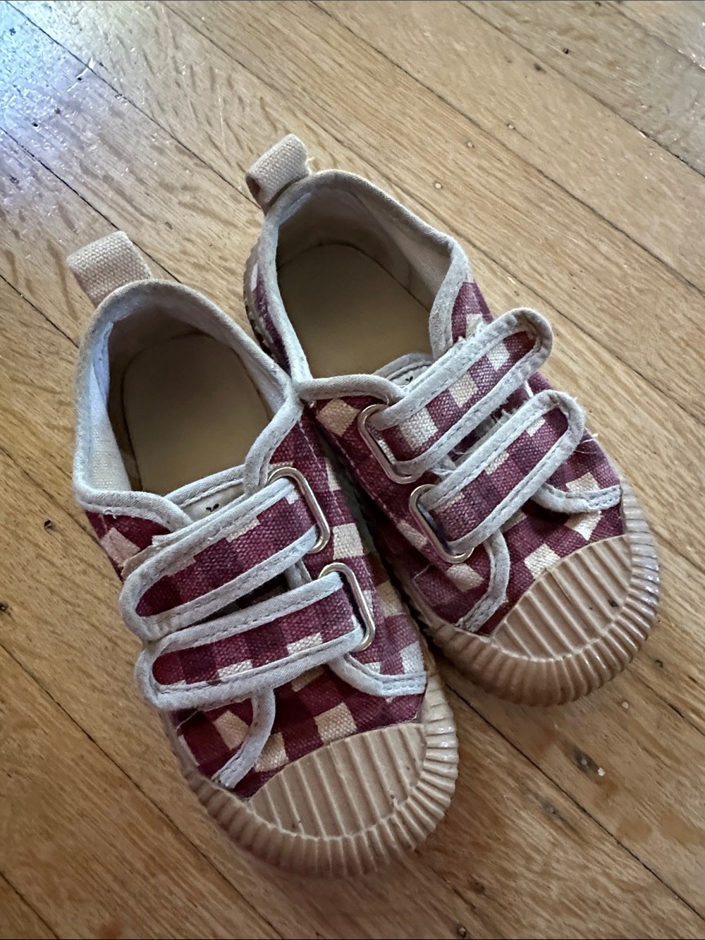 Sticky Lemon gingham sneakers
